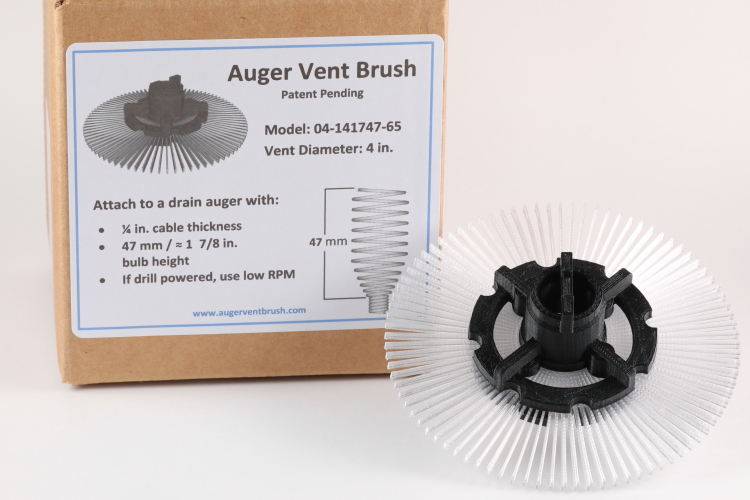 Auger Vent Brush - Model: 04-141747-65