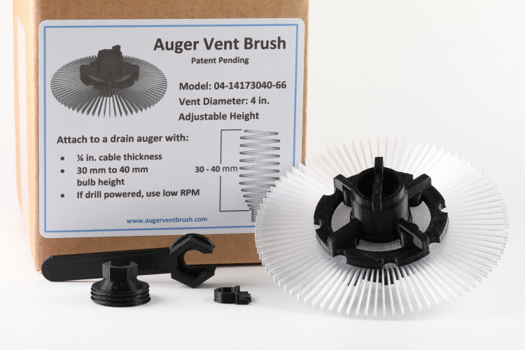 Auger Vent Brush - Model: 04-14173040-66