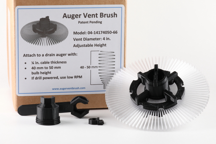 Auger Vent Brush - Model: 04-14174050-66